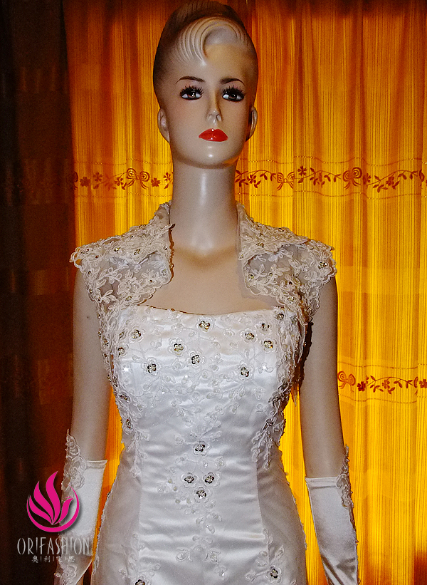 Orifashion HandmadeReal Custom Made Wedding Dress with Lace Jack